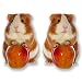 Produktbild 2 x 15cm/150mm Cute Ingwer Meerschweinchen Vinyl SELBSTKLEBENDE STICKER Aufkleber Laptop reisen Gepäckwagen iPad Zeichen Spaß #6596