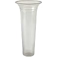 Inserto Per Vaso Da Pavimento Plasti: Forma Conica, Colore Topazio/Trasparente, H 32 Cm, Ø Superiore 15 Cm, Ø Inferiore 7 Cm