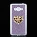 Price comparison product image WEIFA Galaxy 2016 A5 Case, Very Light Slim Love Heart Design 360 Rotary Finger Ring Stand Glitter Back Soft, Newest Personal CellPhone Cover Case For Samsung Galaxy A510 Purple