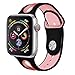 Produktbild BZLine Armband | Weiche Silikon Ersatz Sport Band Uhrenarmband | Für Apple Watch Series 4 Sport-Armband 40mm/44mm| Handgelenkgröße: 5,5-6,7/6,7-8,1 Zoll | 10 Farben Damen Herren
