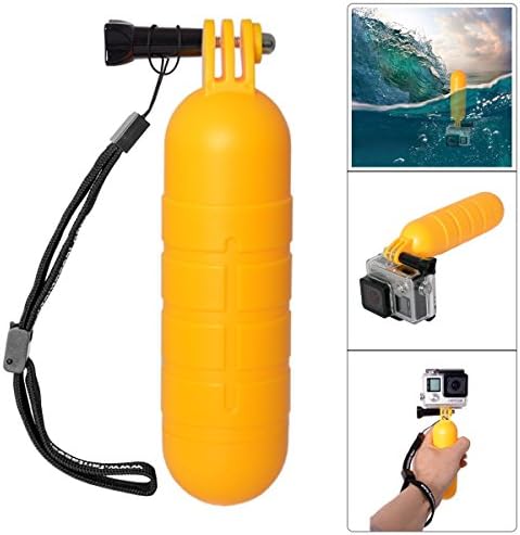 Fantaseal® Anti-slide Grenade Action Camera Floaty Grip for GoPro Floating Hand Grip GoPro Floaty Bobber GoPro Floaty Handle Mount for GoPro Hero4 /3+/3/ Session Garmin Virb XE SJCAM SJ4000 SJ4000WIFI SJ5000 DBPOWER QUMOX ICEFOX VICTSING KIPTOP MAOZUA TOPJOY Akaso Apeman +etc GoPro-Like Action Cameras