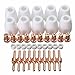 Produktbild ChaRLes 40pcs Air Plasma Cutter Schneid VerbrauchsMaterialien erweitern fit PT-31 LG-40 Fackel Schnitt-40 50