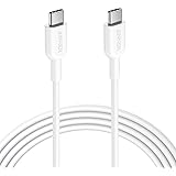 Anker Powerline II USB C to USB-C 2.0 cable 1.8 m for USB Type C devices: Galaxy S8, S8+, S9, S10, Google Pixel, Nexus 6P, Hu