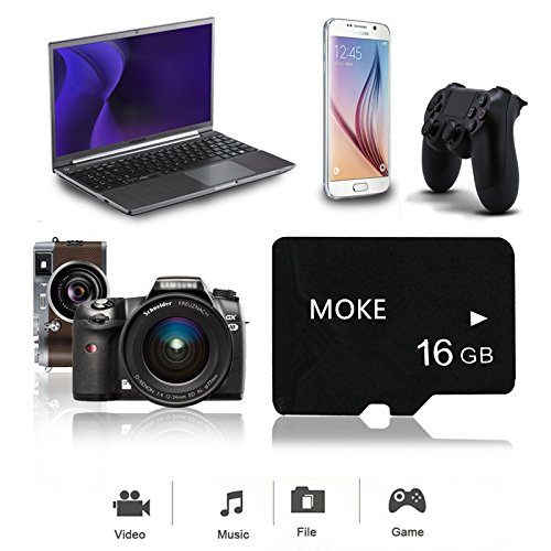 MOKE 4GB / 8GB / 16GB / 32GB / 64GB / Mikro-Sd TF Micro SD-TF-Speicherkarte mit SD Adapter(16GB) - 6