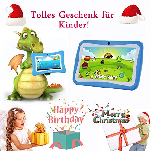 Enfants-Tablet-7-pouces-Android-OS-iwawa-pre-installed-71-Quad-Core-cran-tactile-HD-mmoire-1-Go-de-RAM-8-Go-wifi-Bluetooth-Camra-Dual-USB-avec-kindgerechte-tui-en-silicone-Bleu