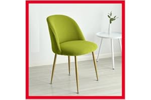 HOOWARM Fundas Elásticas de para sillas de Comedor 1/2/4/6 Piezas Funda para Silla de Oficina de sin reposabrazos semicírculo,nórdica Moderna Arco para Silla,Funda para Silla de Oficina