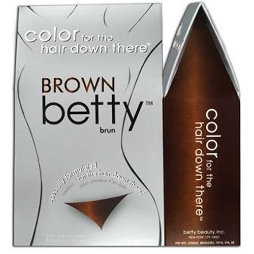 Betty Beauty Brown Betty - Color For The Hair Down There Hair Coloring Kit by Bettybeauty