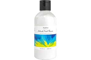 Nicpro Airbrush Thinner, 8.45 oz(250ml) Water-Based Airbrush Medium, Acrylic Air Brush Paints to Improve Color Flow, for Model Wood Canvas Metal Plastic Leather, Beginners & Artists