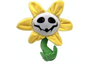 Zhongkaihua Plush Figure Toys - 9 Inch Plush Toy - Stuffed Toys Dolls -Undertale Flowey Sans Plush Soft Toy Doll For Kids Gift for Undertale Fans