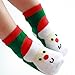 Toddler Baby Boy Girl Christmas Socks Gifts (1-3Y, Santa Claus Print)