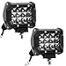 Produktbild LARS360® 36W LED Auto Arbeitslicht Scheinwerfer Spot Flood Combo Schwarz Wasserdicht für Offroad SUV ATV UTV Arbeitslampe Traktor Bagger LKW KFZ ( 2x36W Cree)
