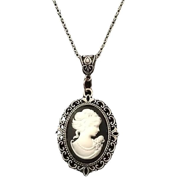 Broche Pendentif Vintage Style Camée - Motif Chats Amoureux, Doré, Résine - Neuf Sans Emballage, Pièce Unique