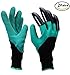 Garten Genie Handschuhe Abs Plastik Klauen Gartenhandschuhe Zum Pflanzen, Graben Und Weiden, Pflanz-Und Arbeitshandschuhe Gartenarbeit Handschuhe Mit Graben Klaue (2 Paar)
