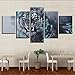 Produktbild mmwin Mmwindormitorio O Sala Pared 5 Unidades Hd-Suchergebnisse Tigre Animales Imágenes Modulares Pinturas Arte