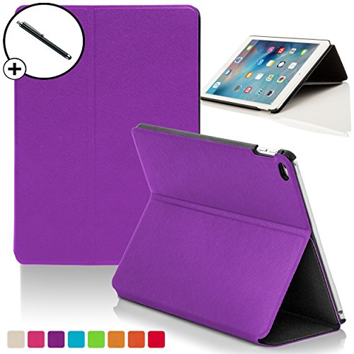 Forefront Cases® Neue Hülle Tasche Case Cover für Apple iPad Mini 4 / 4th Generation (September 2015) - Rundum-Geräteschutz und intelligente Auto-Sleep-Wake-Funktion - inkl. Eingabestift