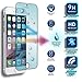 Price comparison product image [Lifetime Warranty/Free Self-Install Kit] iJQ® Tempered Glass Screen Protector 9H 0.33mm Oleophobic Coating Anti-Scratch Fingerprint Oil Smudge Surface with Bubble-Free Installation Tool for Various Mobile Phones (Apple IPhone 5 SE)
