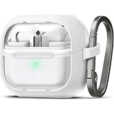 Spigen Galaxy Buds 3 Pro/Buds 3 ile Uyumlu Kılıf Ultra Hybrid Sararmaya Dayanıklı Beyaz Şeffaf Kapak - ACS08431 (Spigen TR Ga