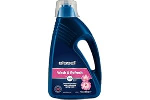 BISSELL Wash & Refresh, Carpet Cleaner Solution, StainProtect, Upholstery Cleaner Solution, Use All Leading Upright Carpet Washers, Carpet Cleaning Solution, Removes Pet Stains & Odours, 1078N