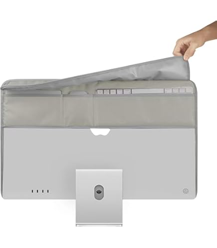 The Perfect Dust Cover Cover in nylon grigio argento compatibile con