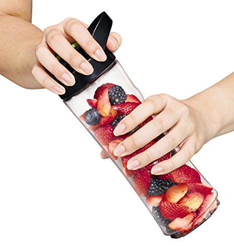 Krups KB203D Standmixer Smoothie to Go Perfect Mix 2000, 0.6 L, 300 W, edelstahl gebürstet / schwarz - 3