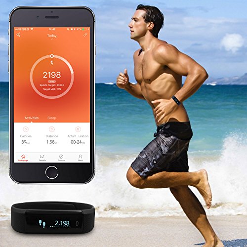 Smart Watch, I5 Plus Smart Uhr Handy Uhr Mehr Intelligent Uhr Pedometer Kalorie Caluler Smartwatch Bluetooth 4.0 Für iOS 7 Oder Höher Version und Mehr Android 4.3 Oder Eine Höhere Version - 2