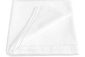 EXKLUSIV HEIMTEXTIL Betttuch ohne Gummizug Bettlaken glatt Haustuch Marke 200 x 260 cm Weiss