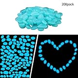 Smooce Piedras Luminosas,200 Piezas Piedras Decorativas Guijarros,...