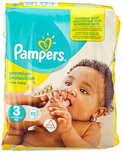 Preisvergleich Produktbild PAMPERS New Baby Gr.3 midi 4-9kg Sparpack 35 St