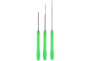 Keenso Carp Bait, 3 Piezas de Acero de Alto Carbono, Juego de Herramientas de Aguja para Cebo de Pesca, Equipo de Pesca Ligero