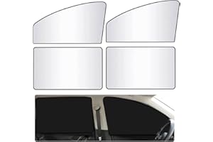 TANCUDER 4 PCS Car Side Window Shades Magnetic Car Sunshades Car Sun Shade Windscreen Car Window Shades Shield Visor Universal Car Window Curtains Blinds for Baby Pets UV Protection, Shading