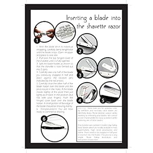 Men's Black Shaver/Barber Style Cut Throat Razor (Blades Not Inclued) With Leather Pouch.Perfect Razor For All Kind Of… - Image 5