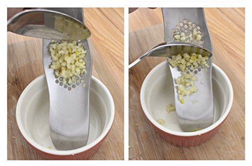 Alohha Küche Edelstahl Knoblauch Presse macht perfekte Küche Gadget - 7
