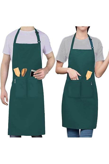 Grembiule Da Donna Con Motivo Floreale Con Bordini, Con Tasca - Foto 5