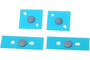GOWENIC Laptop Foot Pads for Laptop 3 4 5, Laptop Bottom Case Feet Replacement Kit Anti Slip Foot Pads, Anti Slip Round Dot Accurate Size (Blue)