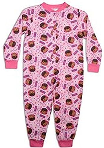 Kids Girls 100% Cotton Onesies Pyjamas Pjs Nightwear Disney Princess Monster High Minnie Mouse Angry Birds Doc Mc Sofia Tinkerbell Size 1-10 Years (3-4 years, pink/purple)