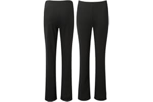MISSY M1427 Ladies Stretch Trousers Pack of 2 Bootleg Stretch Trousers Black Size 8-26