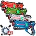 Produktbild Light Battle Active Lasertag für Zuhause - 4X laserpistole (orange, grün, weiß, blau) + 4 Weste - LBAPV2441234