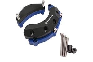 LongGreat Engine Crash Guard Side Protector Frame Slider Stator Cover For Yamaha MT-09/MT-09 Tracer/FZ-09/FJ-09/XSR 900/Tracer 900 2014-2020 (Blue, 1pcs)