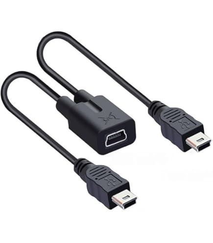 SYSTEM-S USB type A bus naar mini USB stekker 90° omhoog hoek hoek hoek stekker adapter