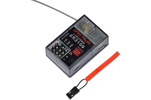 WANGCL Récepteur RC SR3100 2,4 GHz 3CH DSM2 Extension de spectre Compatible avec Spektrum DX3R DX5C Convient pour voiture télécommandée 1/10 / Course/Aviron
