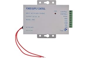 Bassulouda de Acceso la Puerta K80 Control de Suministro de EléCtrica DC 12V 3A en Miniatura/Cerradura EléCtrica AlimentacióN/de Control de Acceso