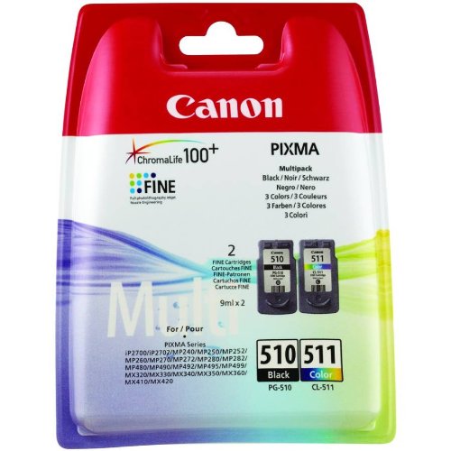 Canon PG-510 + CL-511 2 PACK Tintenpatrone