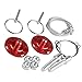 Phenovo Car Aluminum Racing Hood Bonnet Pin Lock Locking Sport Kit Car Accessories - red RS.1630.00