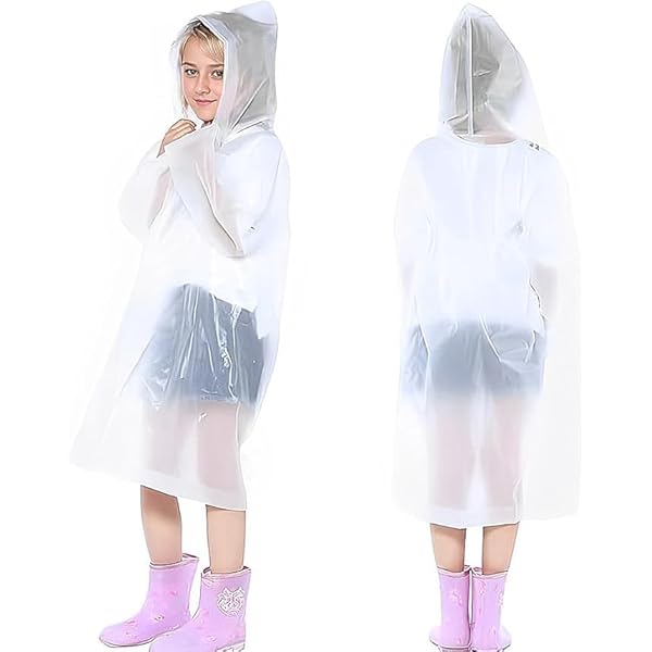 Protection Pluie Velo Poncho De Pluie Fayemint - Imperméable Réutilisable Pour Randonnée, Camping Et Voyage Poncho Vélo