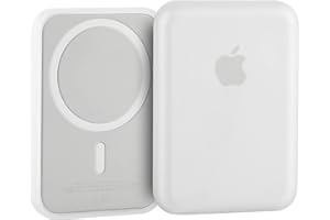 OAKXCO für Magsafe Battery Pack Hülle, Ultradünne und Weiche TPU Silikonhülle, Kratz- und Stoßfest, Männer und Frauen Geeignet, Kompatibel mit Apple Magsafe Externe Battery Pack, Matt Durchsichtig