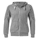 DNOQN Pullover Herren Sale Sweatshirt Günstig Kapuzenpullover Langarm Patchwork Herbst Hoodie Kapuzenpulli Top Tee Outwear Blusen
