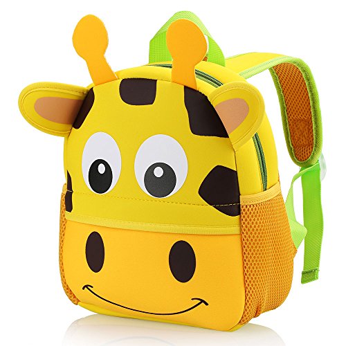 Preisvergleich Produktbild Hotrose Kindergartenrucksack Kindergartentasche Backpack 3D Giraffe babyrucksack 1-7 Alter