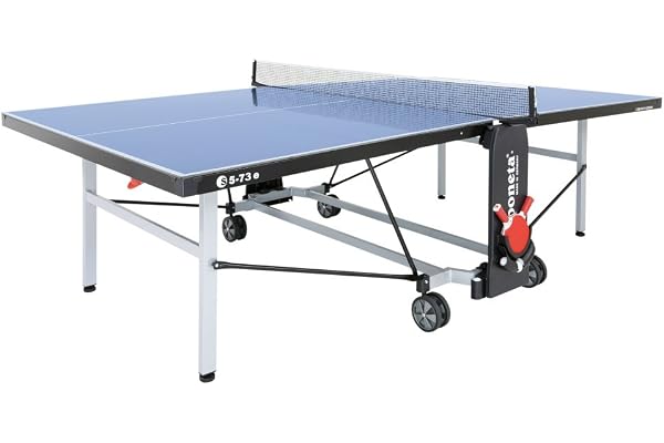 Sponeta S 5-73 e ÉCole Ligne extérieure - Table de Tennis de Table d'extérieur résistante aux intempéries - Blue
