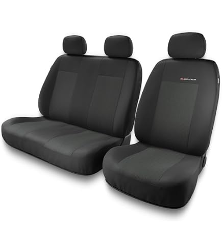 Sitzbezüge Schonbezüge SET QB Für Mercedes Sprinter Kunstleder Schwarz