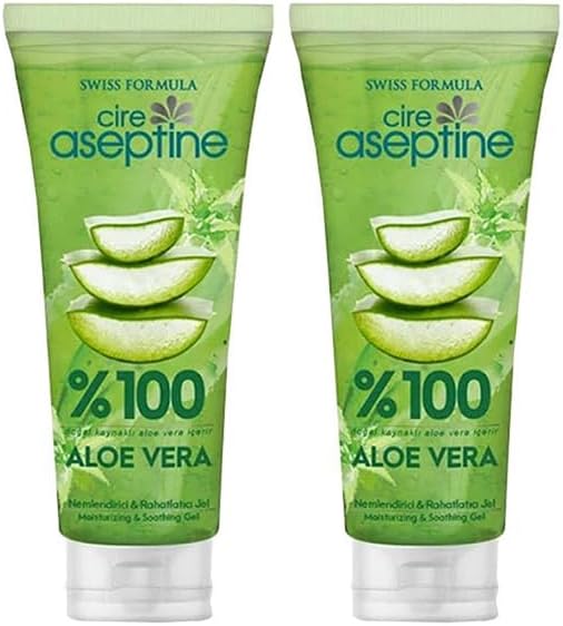 Cire Aseptine Nemlendirici Rahatlatıcı Aloe Vera Jel 200 ml x 2 Adet